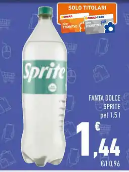 Conad Fanta dolce -sprite pet offerta