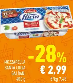 Conad Superstore Mozzarella o santa lucia galbani offerta