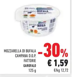 Conad Superstore Mozzarella di bufala campana d.o.p. fattorie garofalo offerta