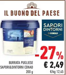 Conad Superstore Burrata pugliese sapori&dintorni conad offerta