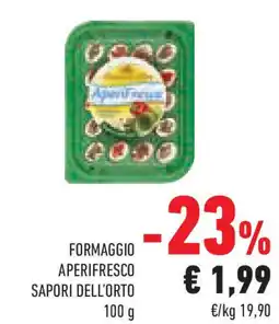 Conad Superstore Formaggio aperifresco sapori dell'orto offerta