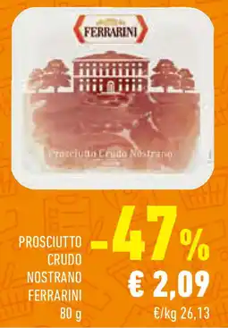 Conad Superstore Prosciutto crudo nostrano ferrarini offerta