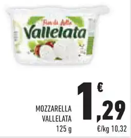 Conad Superstore Mozzarella vallelata offerta