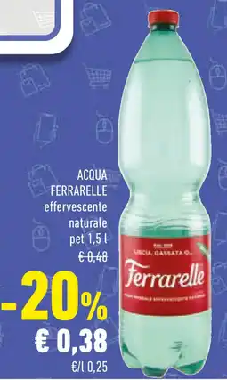 Conad ACQUA FERRARELLE effervescente naturale pet offerta