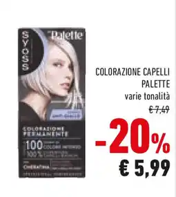 Conad Colorazione capelli PALETTE offerta