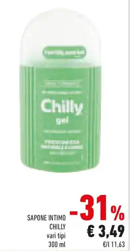 Conad Sapone intimo CHILLY offerta