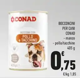 Conad Bocconcini per cani CONAD offerta