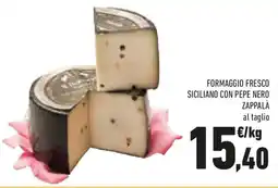 Conad Formaggio fresco siciliano con pepe nero zappalà offerta