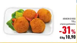 Conad Arancini di riso offerta
