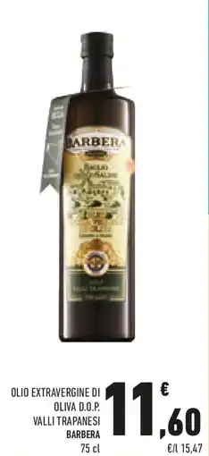 Conad Olio extravergine di oliva d.o.p. valli trapanesi BARBERA offerta