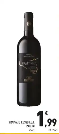 Conad Frappato rosso i.g.t. PAOLINI offerta
