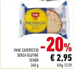 Conad Pane casereccio senza glutine SCHÄR offerta