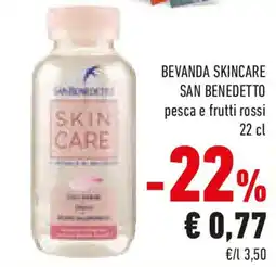 Conad BEVANDA SKINCARE SAN BENEDETTO pesca e frutti rossi offerta