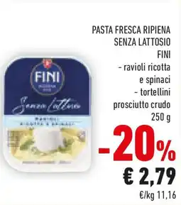 Conad Pasta fresca ripiena senza lattosio FINI offerta
