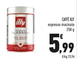 Conad CAFFÈ ILLY espresso macinato offerta