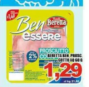 Sacoph Prosciutto cotto offerta