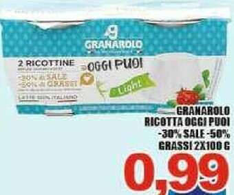 Sacoph Ricotta offerta