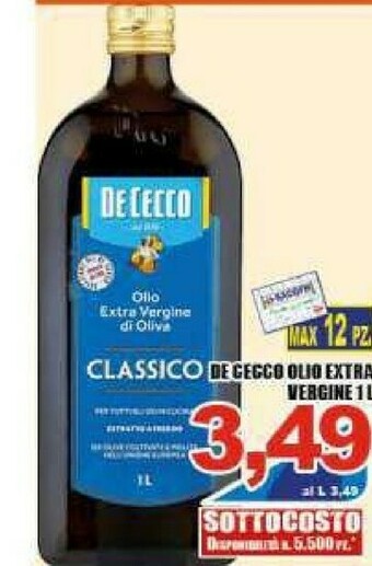 Sacoph Olio extravergine di oliva offerta