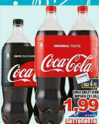 Sacoph Coca cola zero offerta