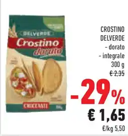 Conad Superstore Crostino delverde - dorato - integrale offerta