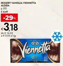 Bennet Dessert vaniglia viennetta ALGIDA offerta