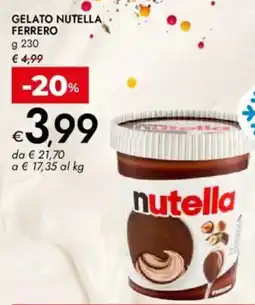 Bennet Gelato nutella FERRERO offerta