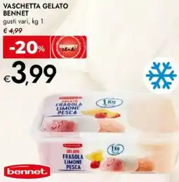 Bennet Vaschetta gelato BENNET offerta