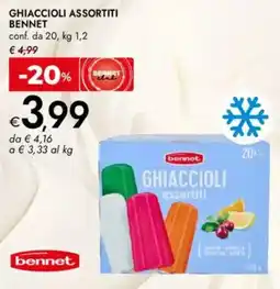 Bennet Ghiaccioli assortiti BENNET offerta
