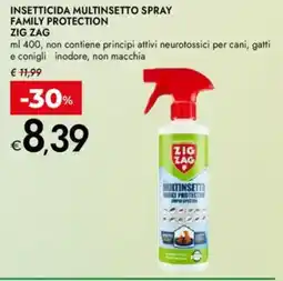 Bennet Insetticida multinsetto spray family protection ZIG ZAG offerta