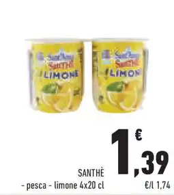 Conad Superstore Santhè - pesca - limone offerta