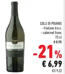 Conad Superstore Colli di poianis - friulano d.o.c. offerta