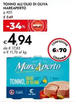 Bennet Olio tonno, di oliva MAREAPERTO offerta