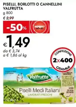 Bennet Piselli, borlotti o cannellini VALFRUTTA offerta