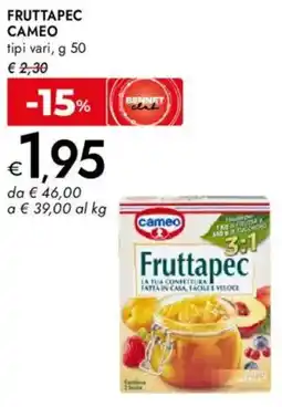 Bennet Fruttapec CAMEO tipi vari offerta