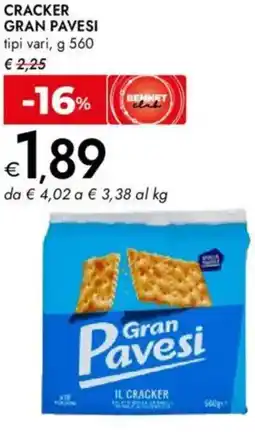 Bennet Cracker gran PAVESI offerta