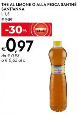 Bennet The al limone o alla pesca santhé SANT'ANNA offerta