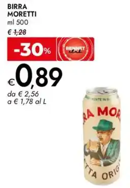 Bennet Birra MORETTI offerta