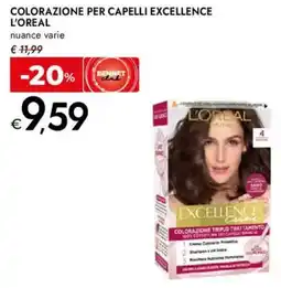 Bennet Colorazione per capelli excellence L'OREAL offerta