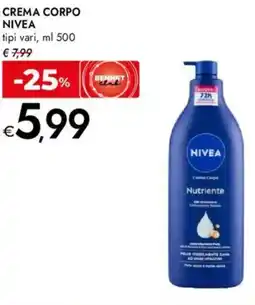 Bennet Crema corpo NIVEA offerta