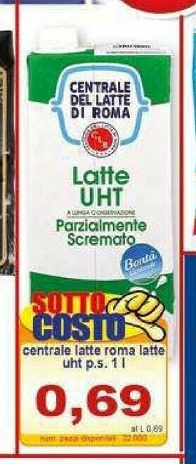 Pewex Latte parzialmente scremato offerta