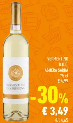 Conad Superstore Vermentino d.o.c. aghera sarda offerta