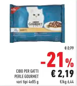 Conad Superstore Cibo per gatti perle gourmet vari tipi offerta