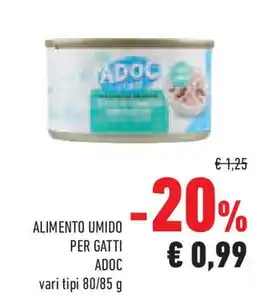 Conad Superstore Alimento umido per gatti adoc vari tipi offerta