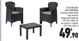 Conad Superstore Set da balcone akita progarden offerta