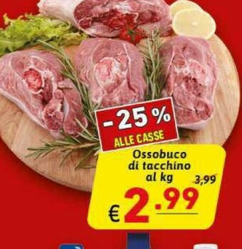 Ipercarni Tacchino offerta