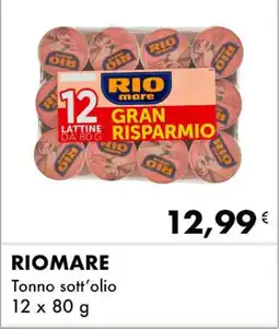 Iper Tosano Riomare tonno sott'olio offerta