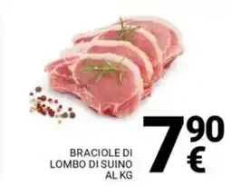 Supermercati Gulliver Braciole di lombo di suino offerta