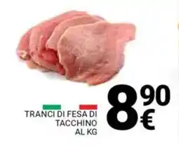 Supermercati Gulliver Tranci di fesa di tacchino offerta