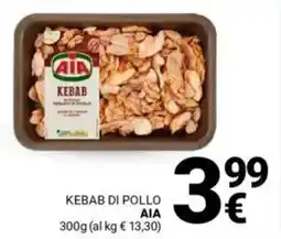 Supermercati Gulliver Kebab di pollo AIA offerta