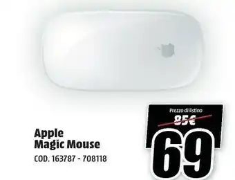 MediaWorld Magic mouse 2 - grigio siderale offerta